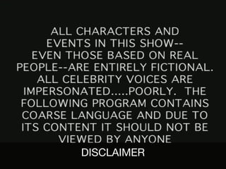 DISCLAIMER
 