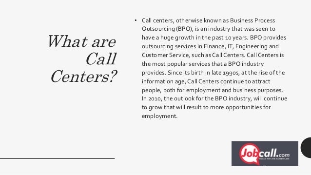 How do you find a job at a call center?