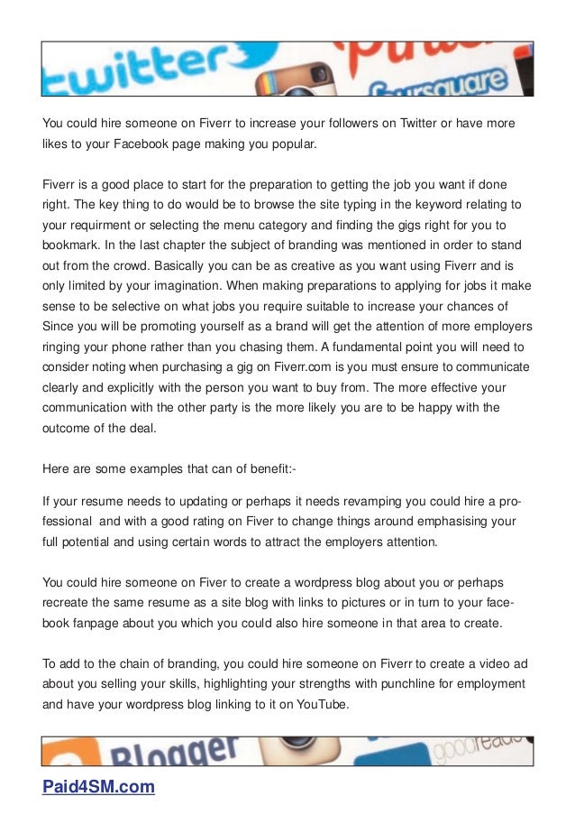 how to get a job using social media