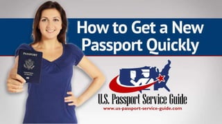 How to Get a New Passport Quickly