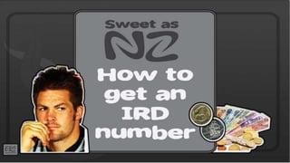 How to get an IRD number in NZ