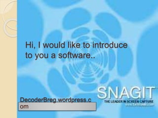 Hi, I would like to introduce 
to you a software.. 
DecoderBreg.wordpress.c 
om 
 