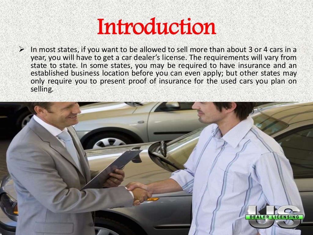 Relevant Steps To Getting Your Car US Dealer Licensing
