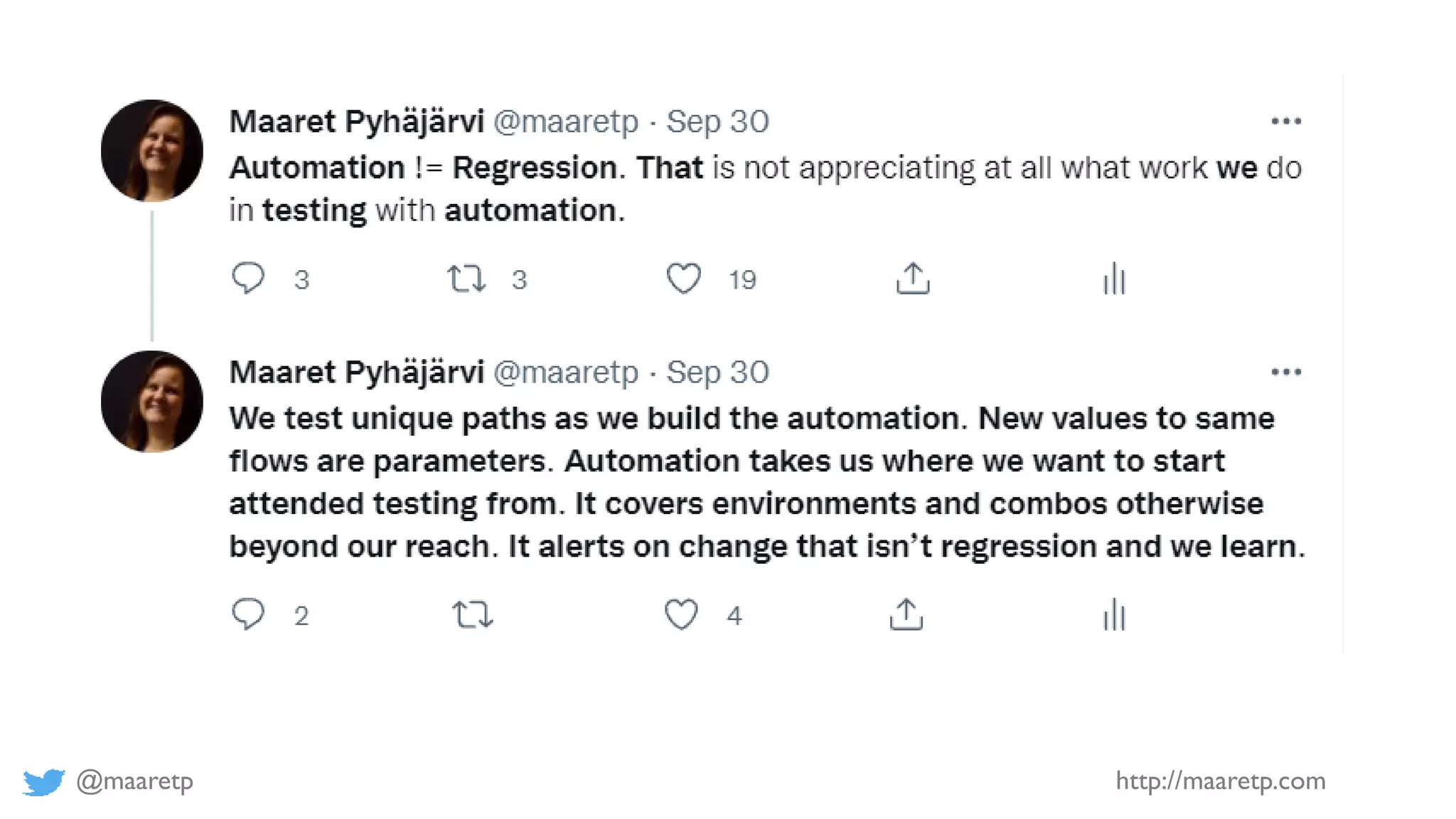 @maaretp http://maaretp.com
 