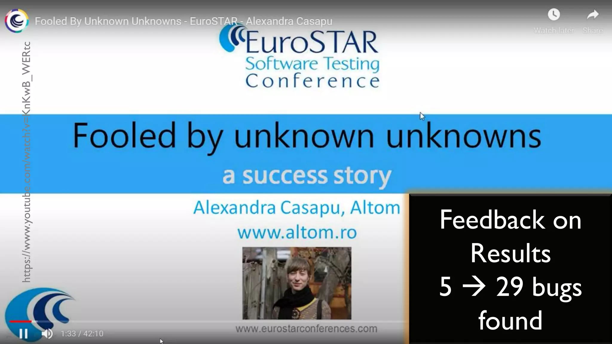 @maaretp http://maaretp.com
Feedback on
Results
5 → 29 bugs
found
https://www.youtube.com/watch?v=KnKwB_WERtc
 