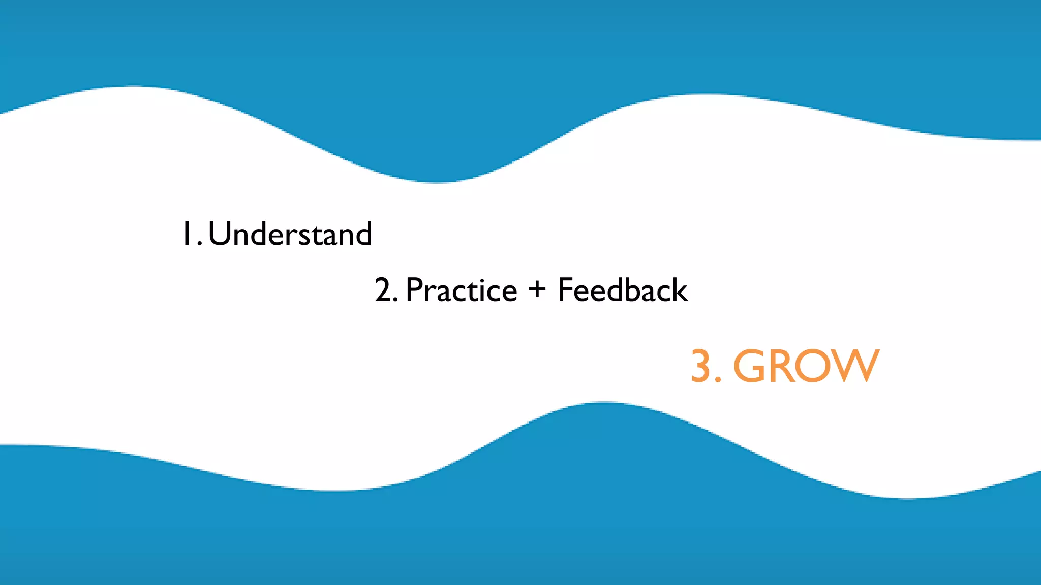 @maaretp http://maaretp.com
1.Understand
2. Practice + Feedback
3. GROW
 