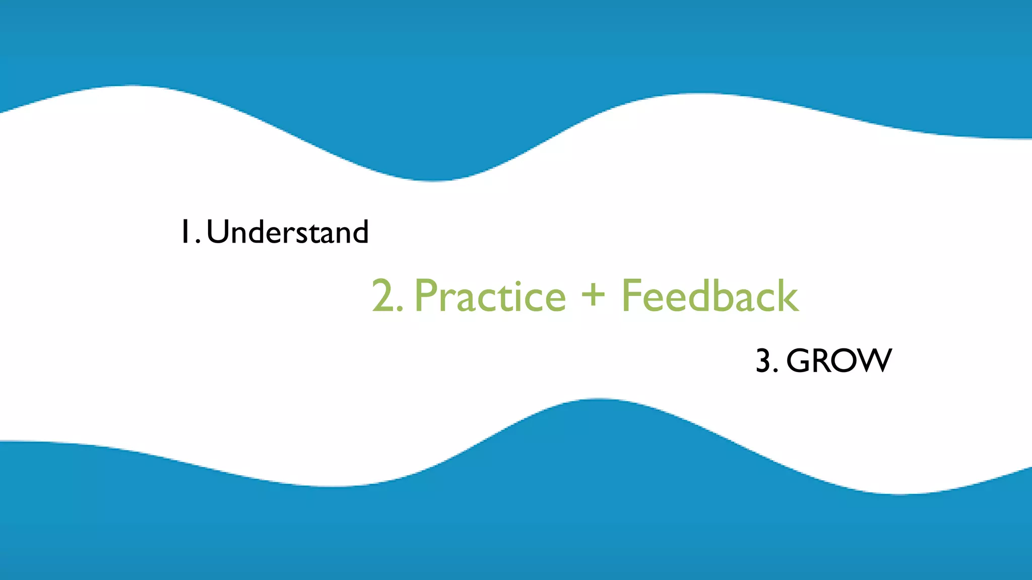 @maaretp http://maaretp.com
1.Understand
2. Practice + Feedback
3. GROW
 