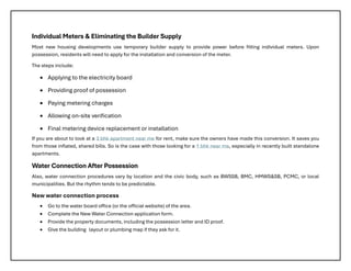 Pcmc Water Connection Form.pdf How to get electricity and water connection after possession.pdf