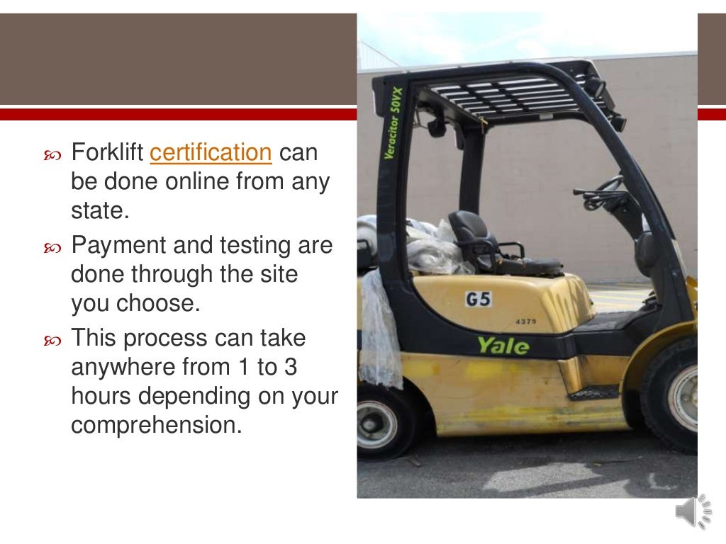 How to get forklift certification online How to get forklift certification online