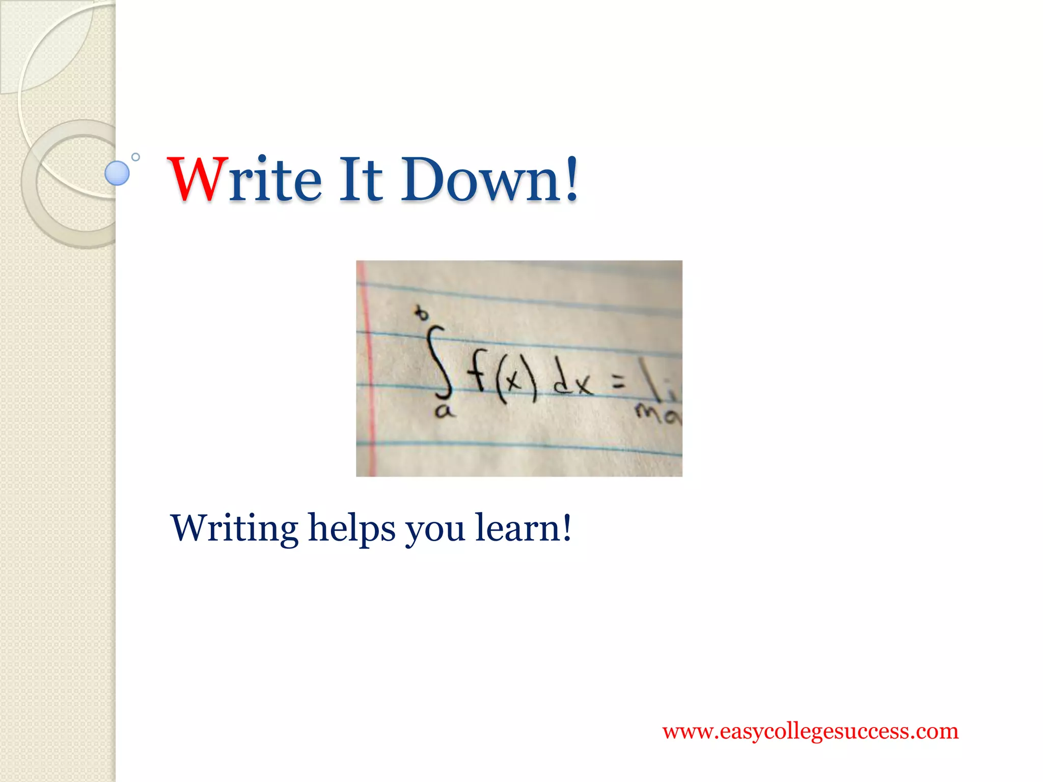 How To Get Good Grades