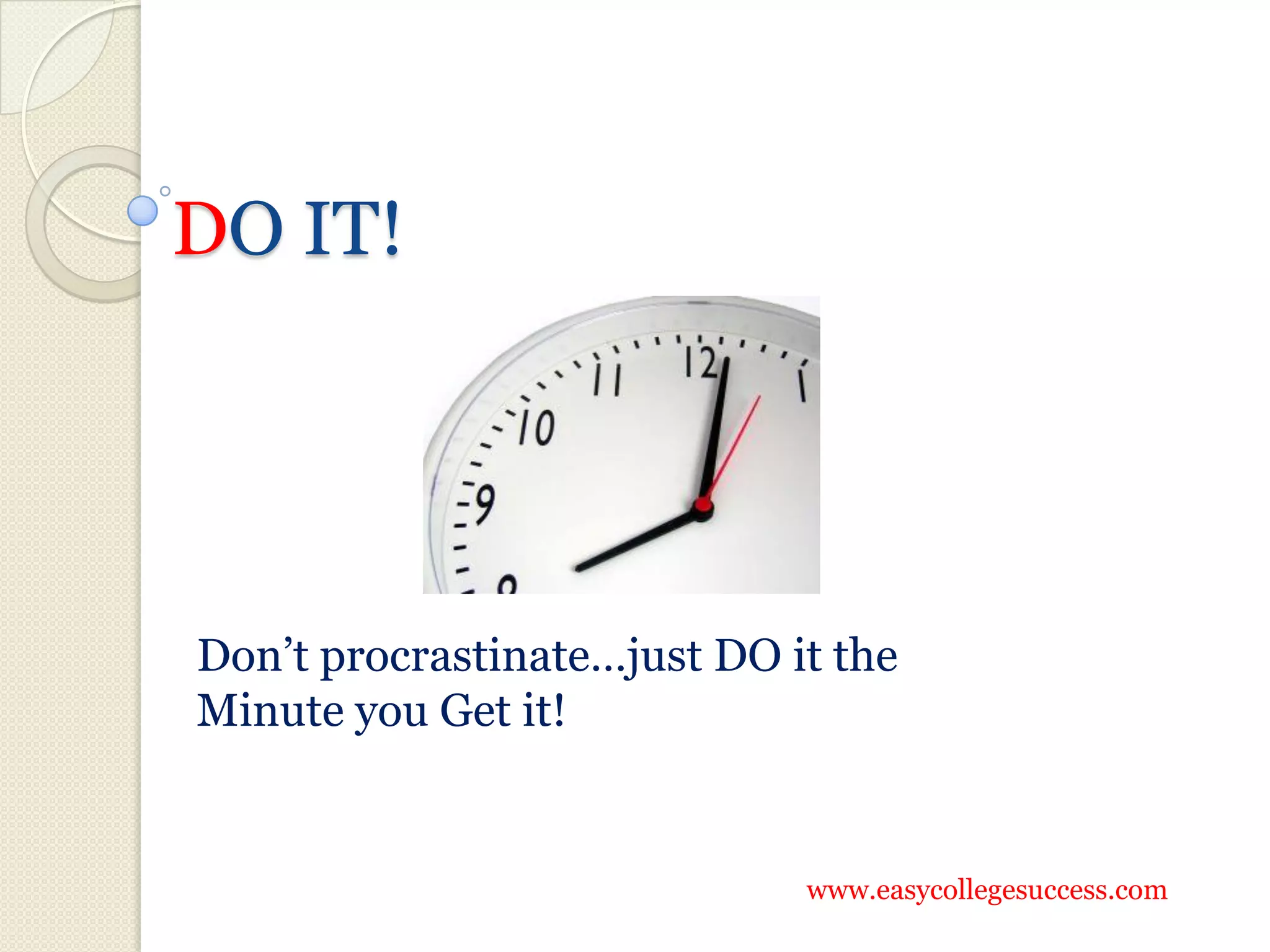 How To Get Good Grades