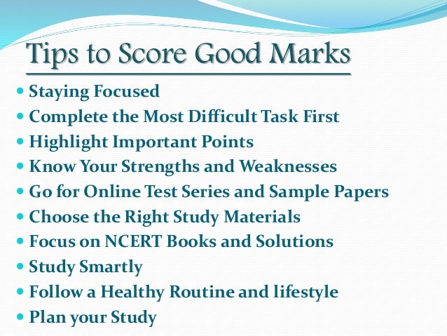how to get good marks in board exam how to get good