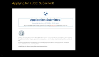 Applying for a Job: Submitted!
32
 
