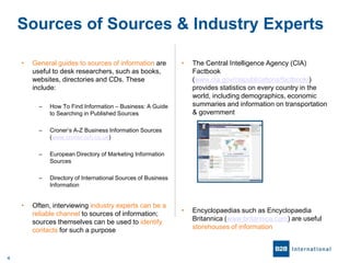 An Introduction To Desk Research | PPTX