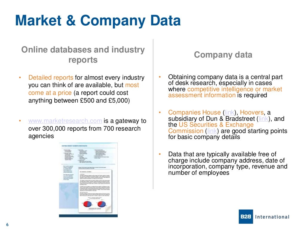 An Introduction To Desk Research