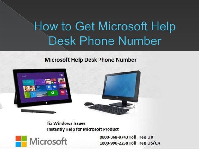 How To Get Microsoft Help Desk Phone Number