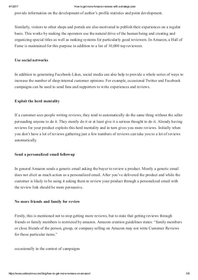 How To Get More Amazon Reviews With A Strategic Plan Using Sellerprime How To Get More Amazon Reviews With A Strategic Plan Using Sellerprime