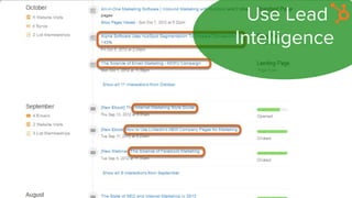 Use Lead
Intelligence
 