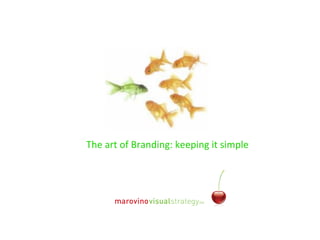 The art of Branding: keeping it simple 
 