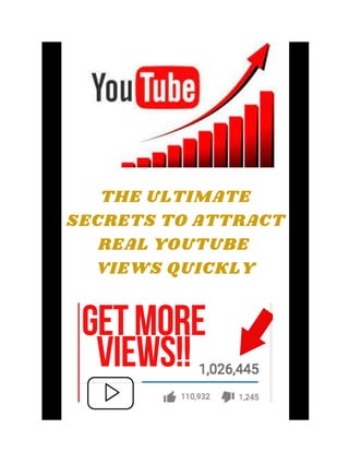 How to quickly get more views on youtube