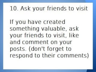 How to Get More Visitors