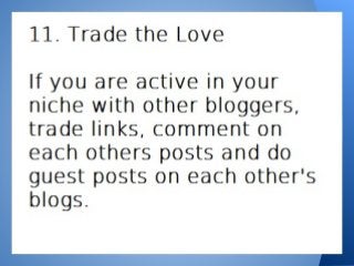 How to Get More Visitors