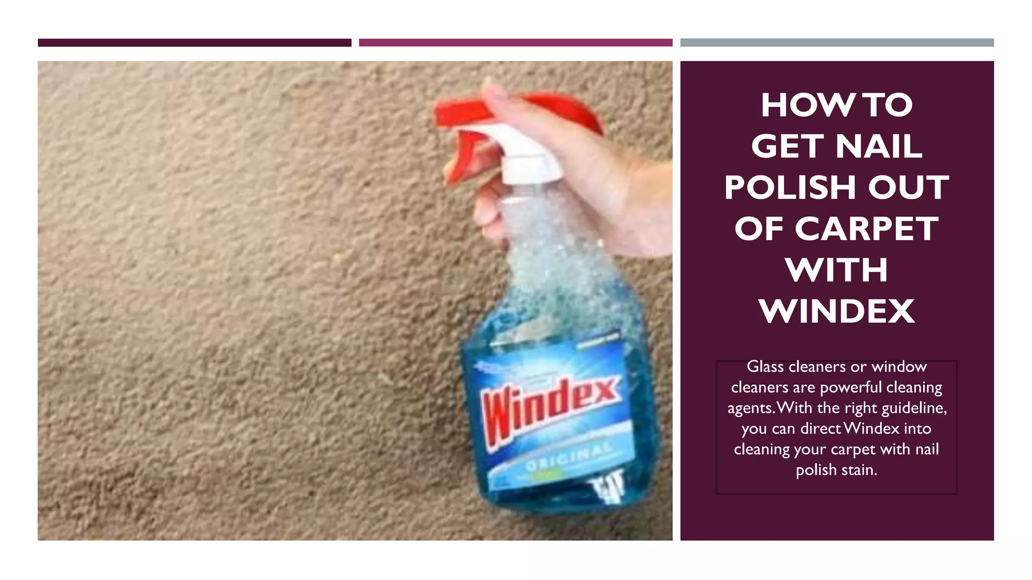 How Get Fingernail Polish Out Of Carpet