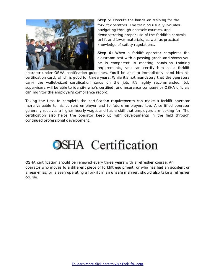 How to get osha certification