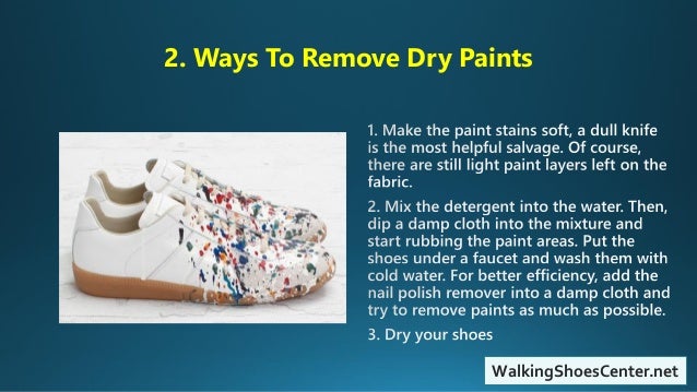 How To Get Paint Out Of Shoes White Shoe Paint