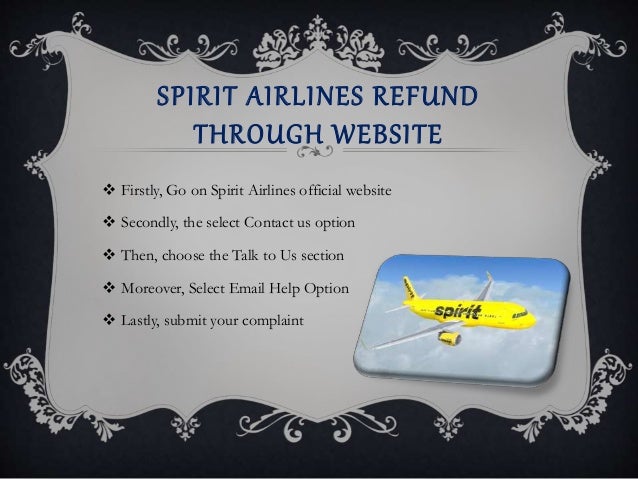 How to get refund from spirit airlines | PPTX