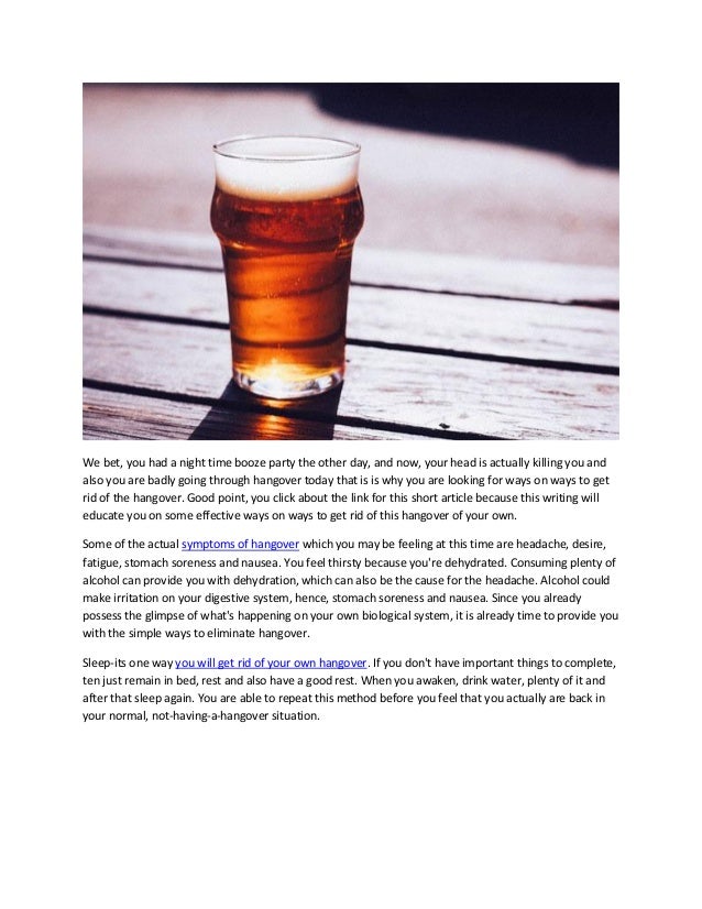 Headache From 1 Beer - Cluster Headaches