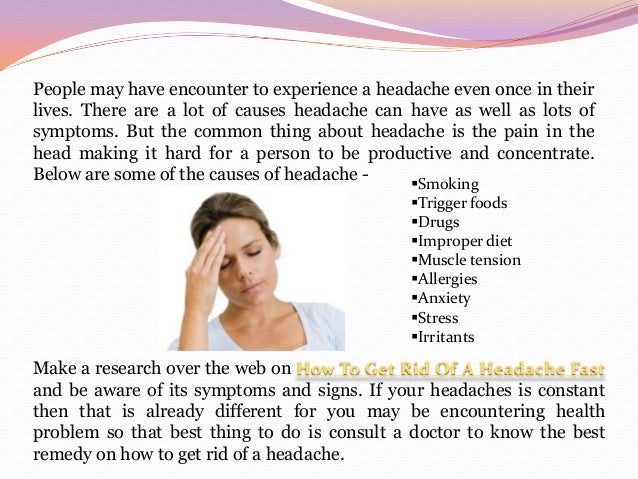 Foods That Get Rid Of Tension Headaches Foods That Get Rid Of Tension Headaches