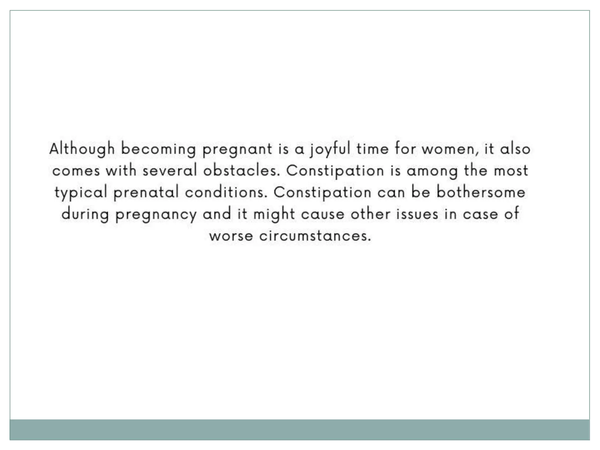 How To Get Rid Of Constipation During Pregnancy