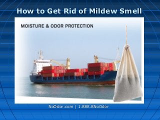 How to Get Rid of Mildew Smell




       NoOdor.com | 1.888.8NoOdor
 