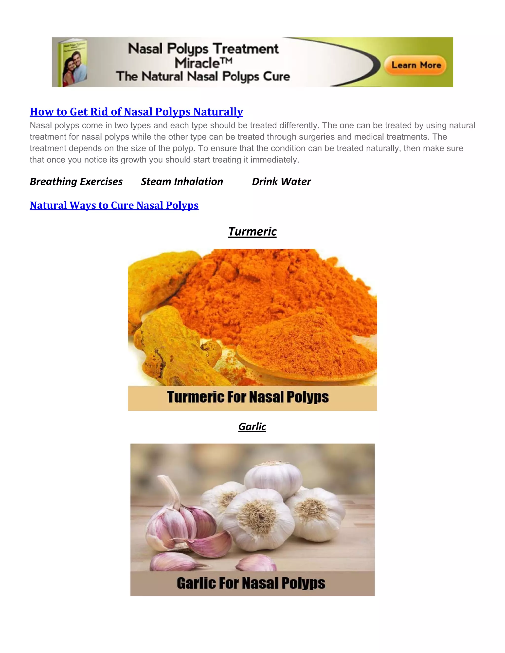 How To Get Rid Of Nasal Polyps Naturally PDF How To Get Rid Of Nasal Polyps Naturally 1 2048