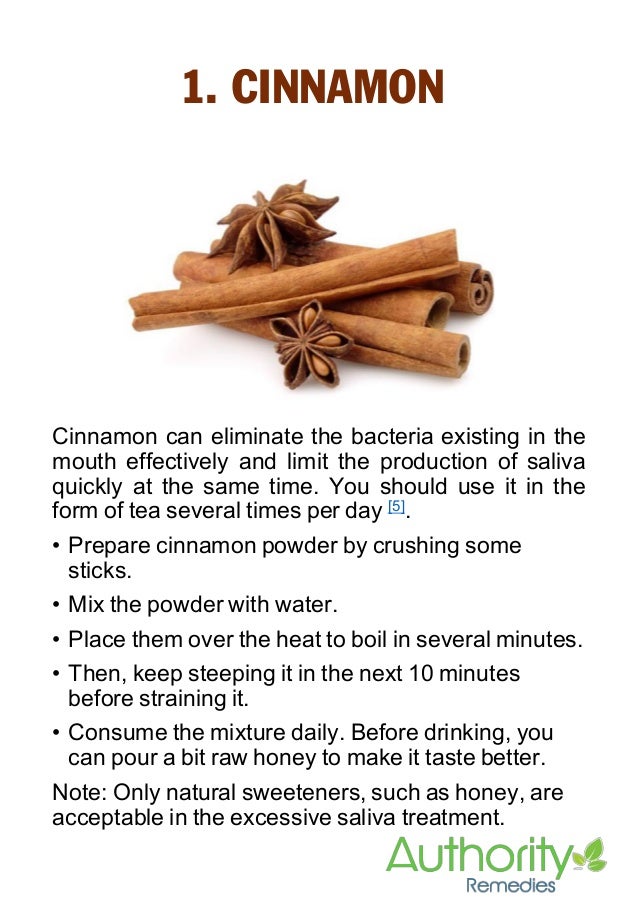 How to get rid of Saliva