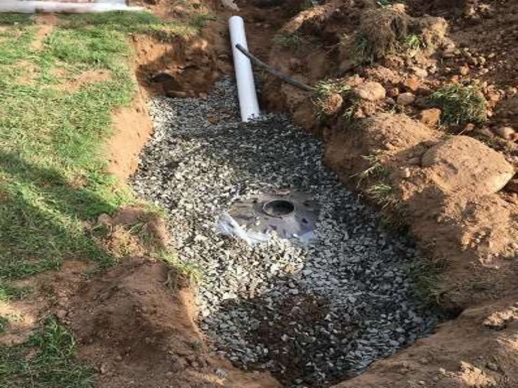 How to get rid of standing water in the yard