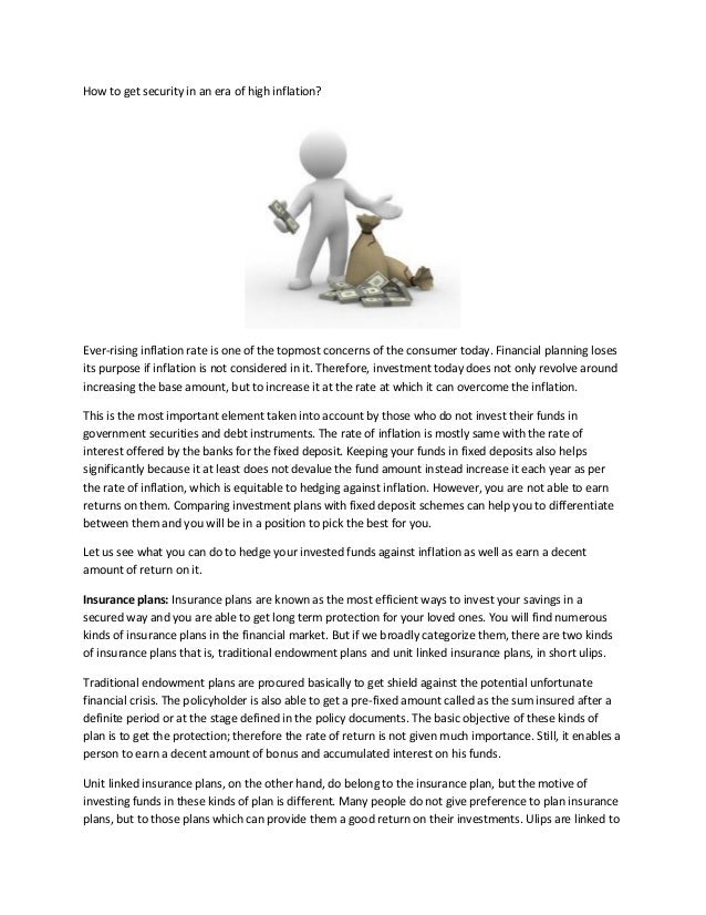 Security Inflation How to get security in an era of high inflation