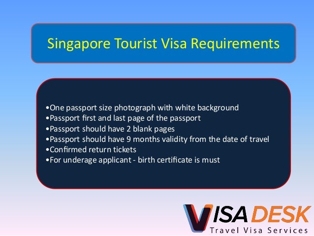 tourist to singapore requirements