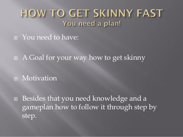 motivation to get thin