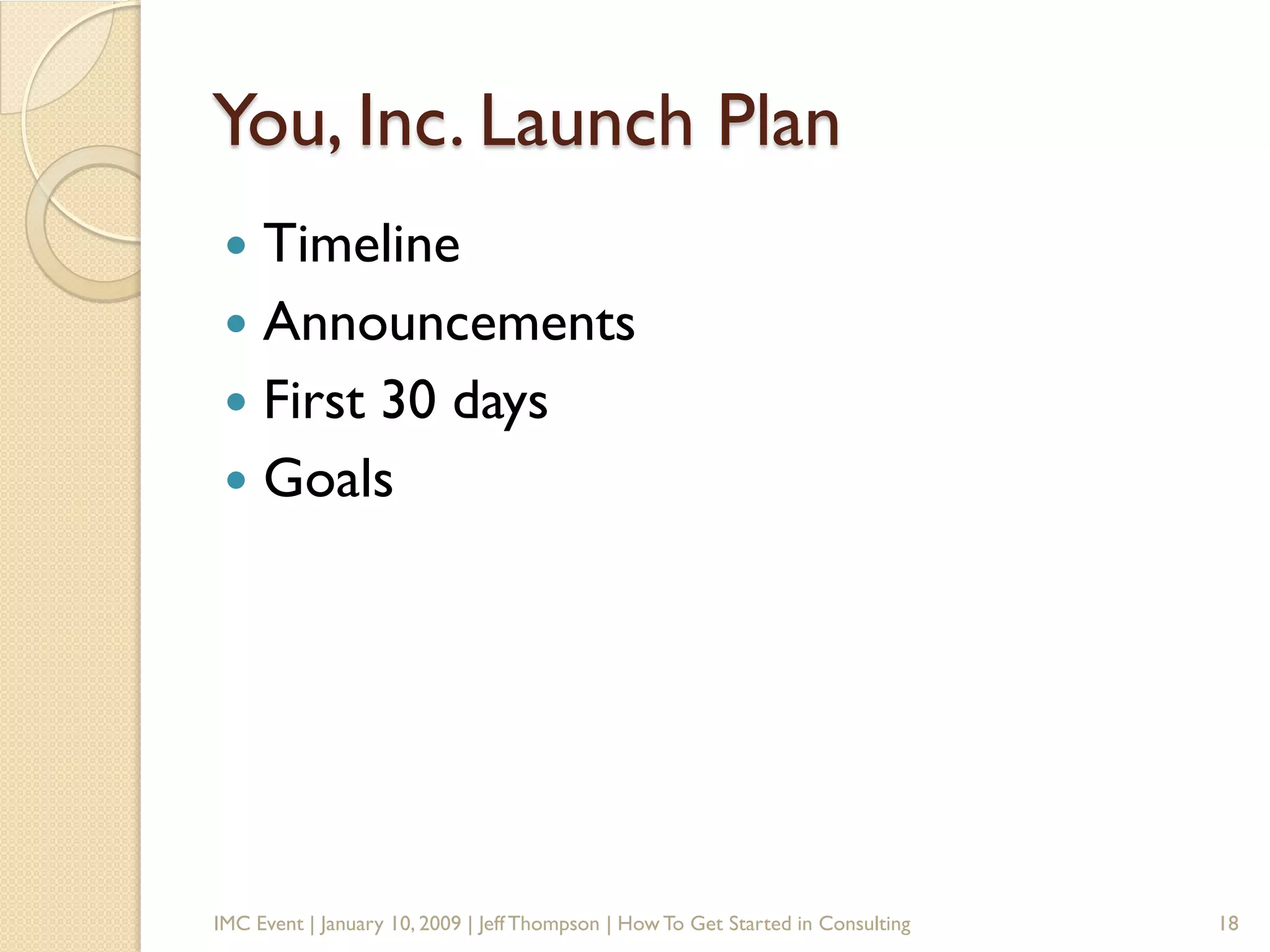 How To Get Started In Consulting