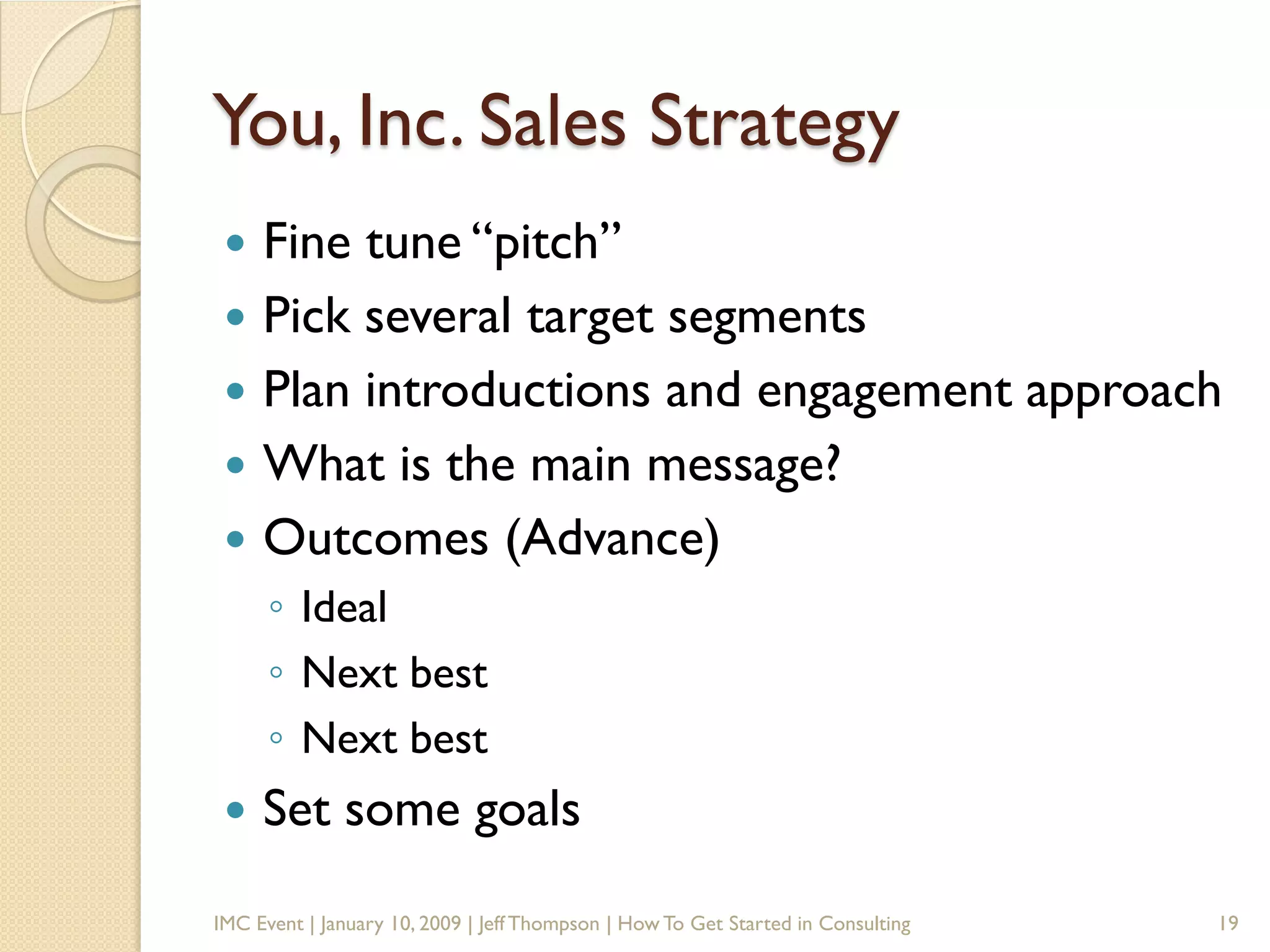 How To Get Started In Consulting