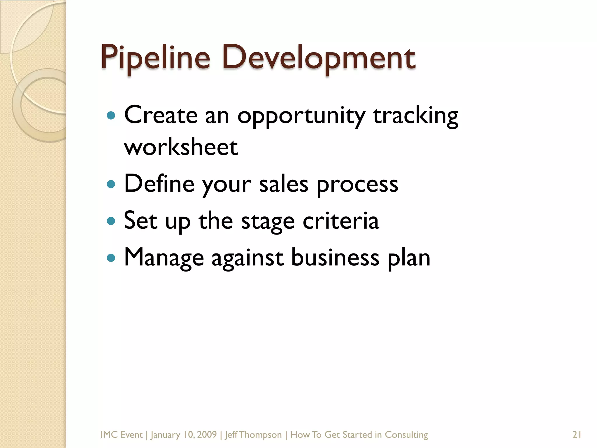 How To Get Started In Consulting