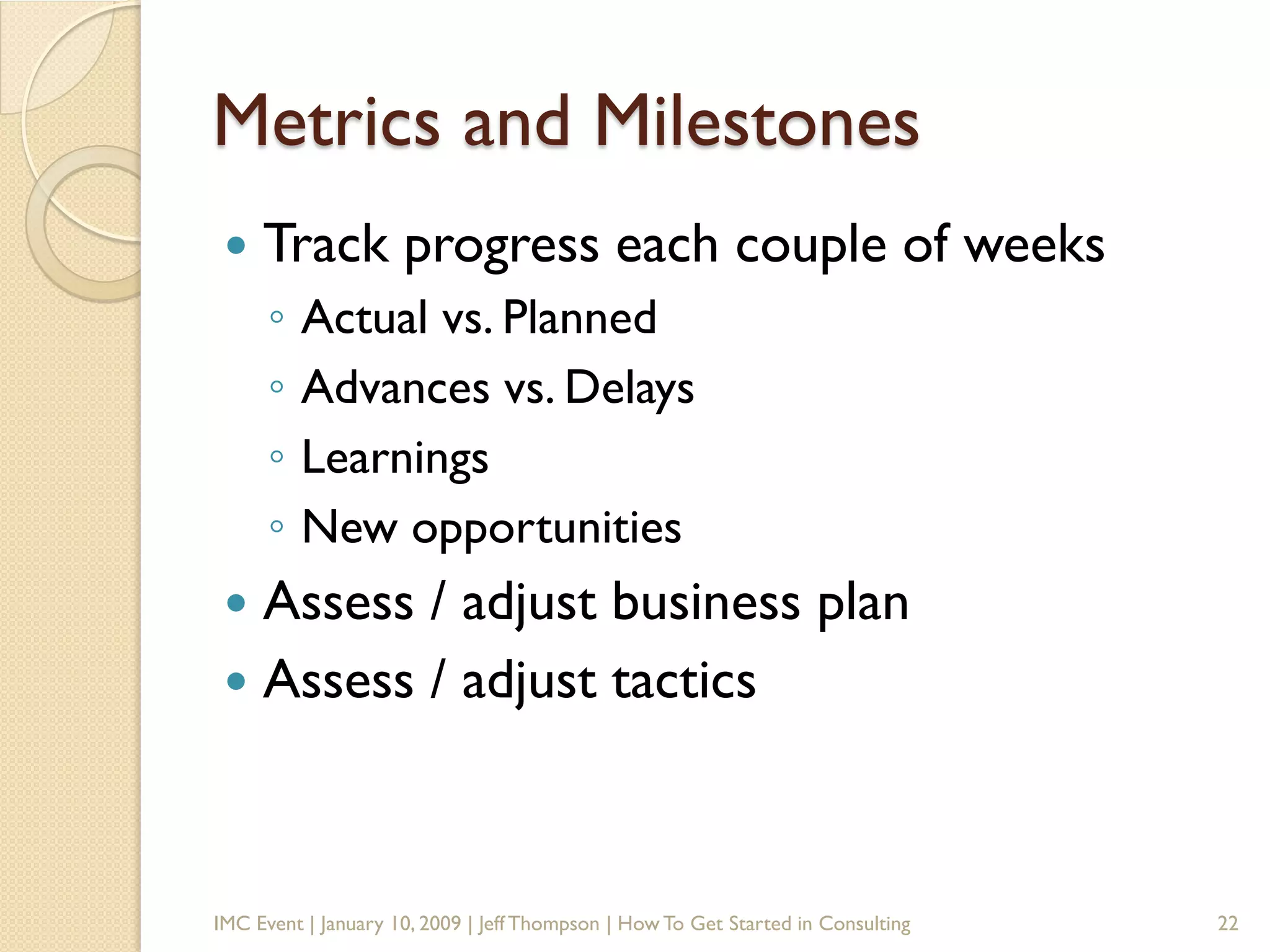 How To Get Started In Consulting