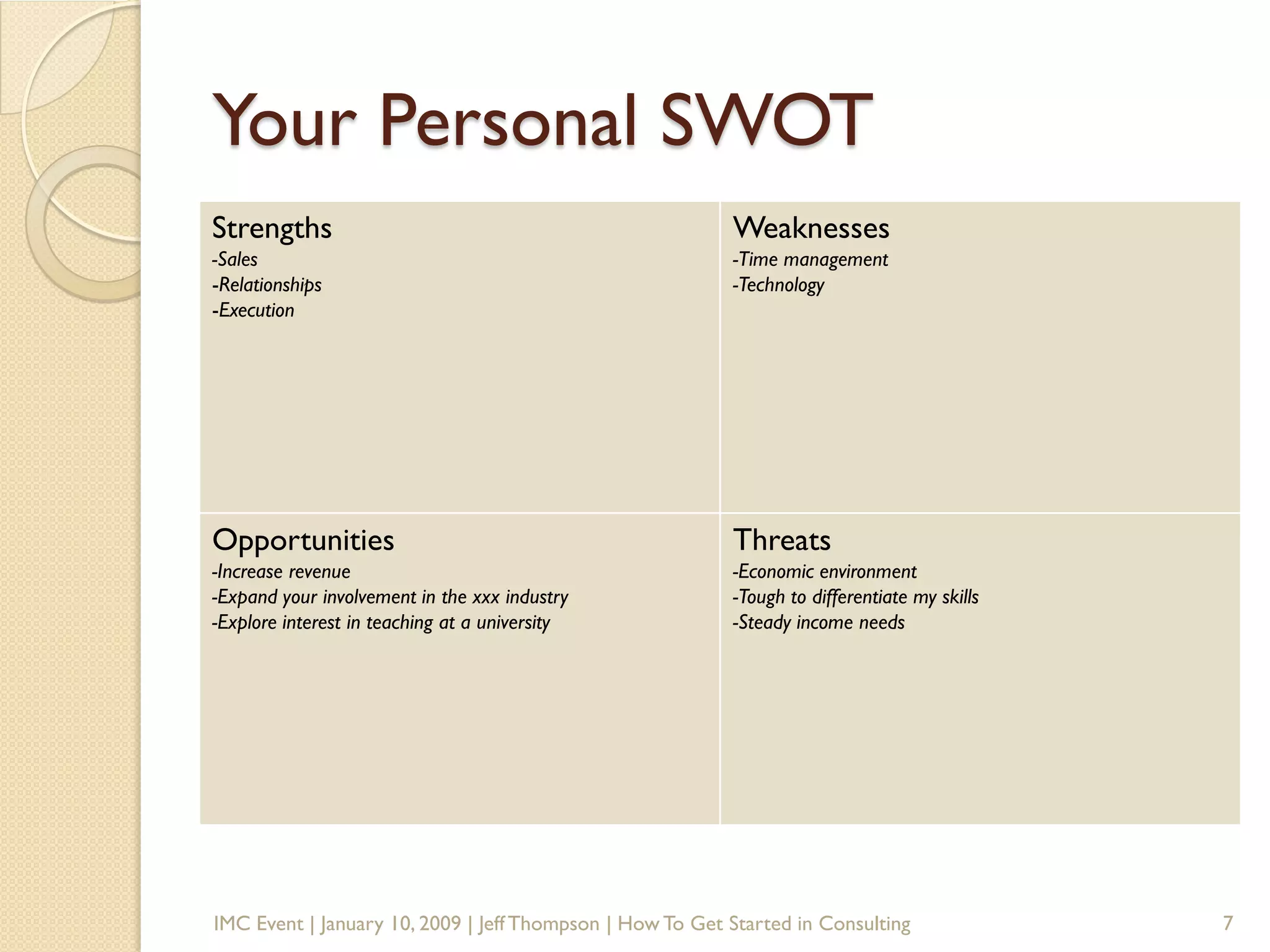 How To Get Started In Consulting