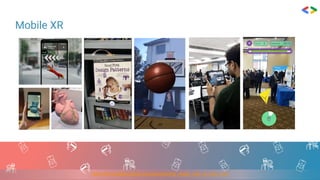 Mobile XR
https://thinkuldeep.github.io/post/extending_reality_with_ar_and_vr-2/
 