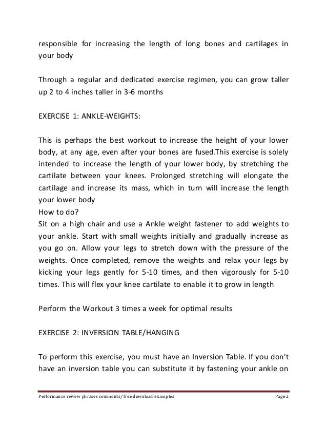 How to get taller legs