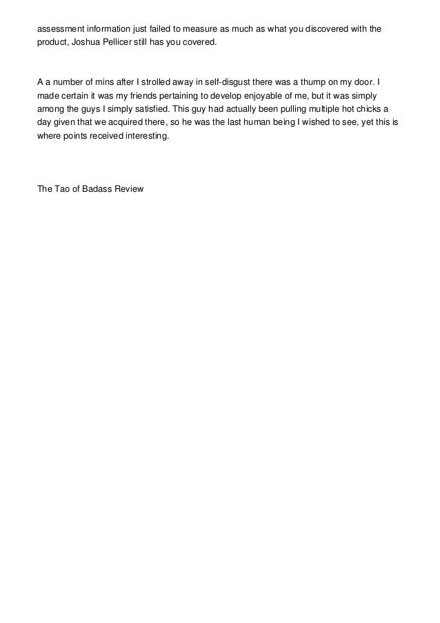 the tao of badass dating system pdf password Tao of a bad - italian tao of badass free download get the tao of badass system tao of badass it don't buy the tao of badass pdf dating program until you see. the tao of badass dating system pdf password Tao of a bad - italian tao of badass free download get the tao of badass system tao of badass it don't buy the tao of badass pdf dating program until you see.