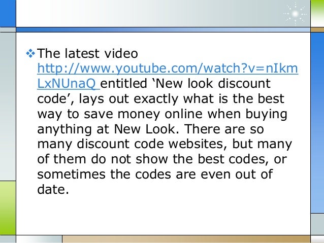 new look discount code