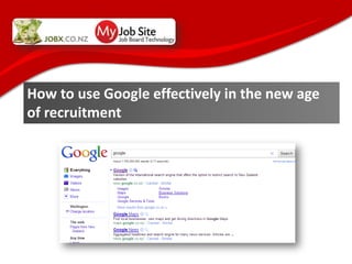 How to use Google effectively in the new age of recruitment 